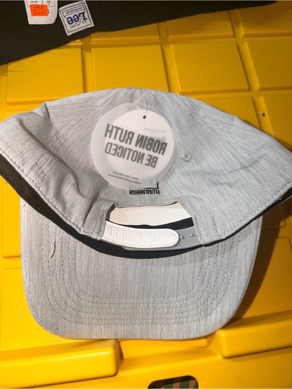 Robin Ruth Florida Original State Adjustable Snapback Hat Cap Gray - Picture 2 of 3